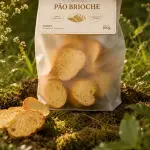 Torrada de pão brioche delicê