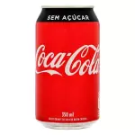 Coca cola sem açúcar lata 350ml