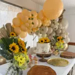 Decoración con girasoles