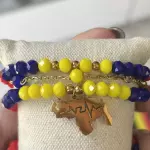 Pulsera conjunto mapa latidos