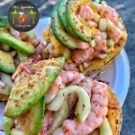 TOSTADA DE AGUACHILE DE CAMARON