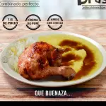 PURÉ CON BRASA