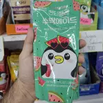 Jugo sobre sandía