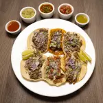 Bandeja taquera mixta