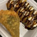 Temaki kani frito + 10 hot Kani