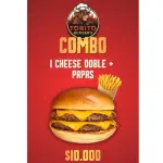 PROMO CHEESE: 1 DOBLE CHEESE+PAPAS
