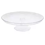 BASE PLASTICA TRANSPARENTE 30 cm