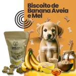 Biscoito de Banana Aveia e Mel