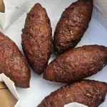 Quibe frito sem leite