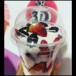 Fresas con crema