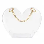 Caja acrilica corazon cargaderas