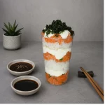 Sushi no copo (Salmão Fresco)