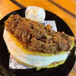 Cachapa Carne Mechada