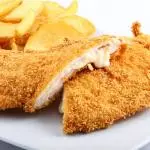 Milanesa con papas fritas