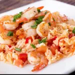 Camarones con arroz