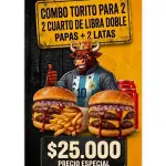 COMBO PARA 2: 2CUARTOS DOBLES, LATAS