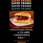 Promo chorizos + Coca x 2L