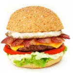 Burguer egg bacon