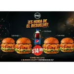 PROMO 4 HAMBURGUESAS