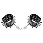 Algemas Couro Rebites Spike Metal
