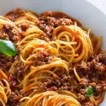Macarrão a bolonhesa