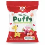 Mini Puffs Beterraba e Morango