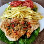 Milanesa chimichurri