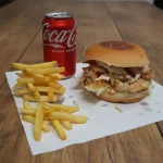 Promo Hamburguesa Pollo con Papas