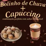Bolinho de Chuva + capuccino