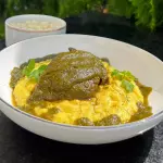 Seco de Res con Pepián de choclo
