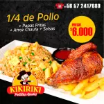 1/4 POLLO ASADO MIXTO