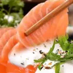 10 sashimis de salmão