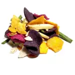 Chips de Vegetais Desidratados