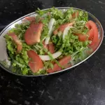 Alface com tomate