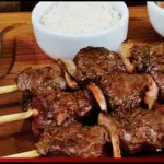 Espetinho de Carne Bovina com Bacon