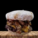 HAMBRUGUESA CERDO BBQ MIXTA