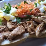 Pollo salteado