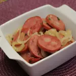 Porção de calabresa