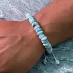 Pulsera Caballero 100% Larimar