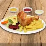 1/4 Pollo a la Brasa.