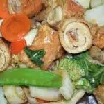 Pollo Enrollado con Verduras