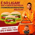 3 HAMBÚRGUER INDUSTRIAL