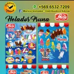 LISTADO DE HELADOS FRUNA