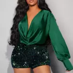 Blusa S verde 0009