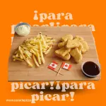 10 nuggets con patatas