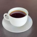 Café coado da casa
