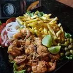 CAMARÃO ALHO E ÓLEO 🍤 🍟