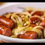 Linguiça Acebolada