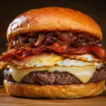 X bacon egg