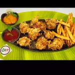 Peri Peri Chicken Popcorn with fries